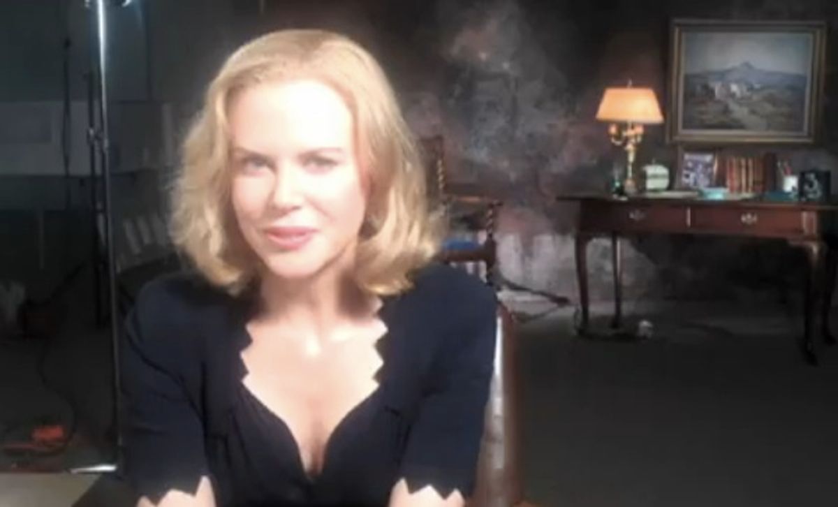 Nicole Kidman joins YouTube, scares children.