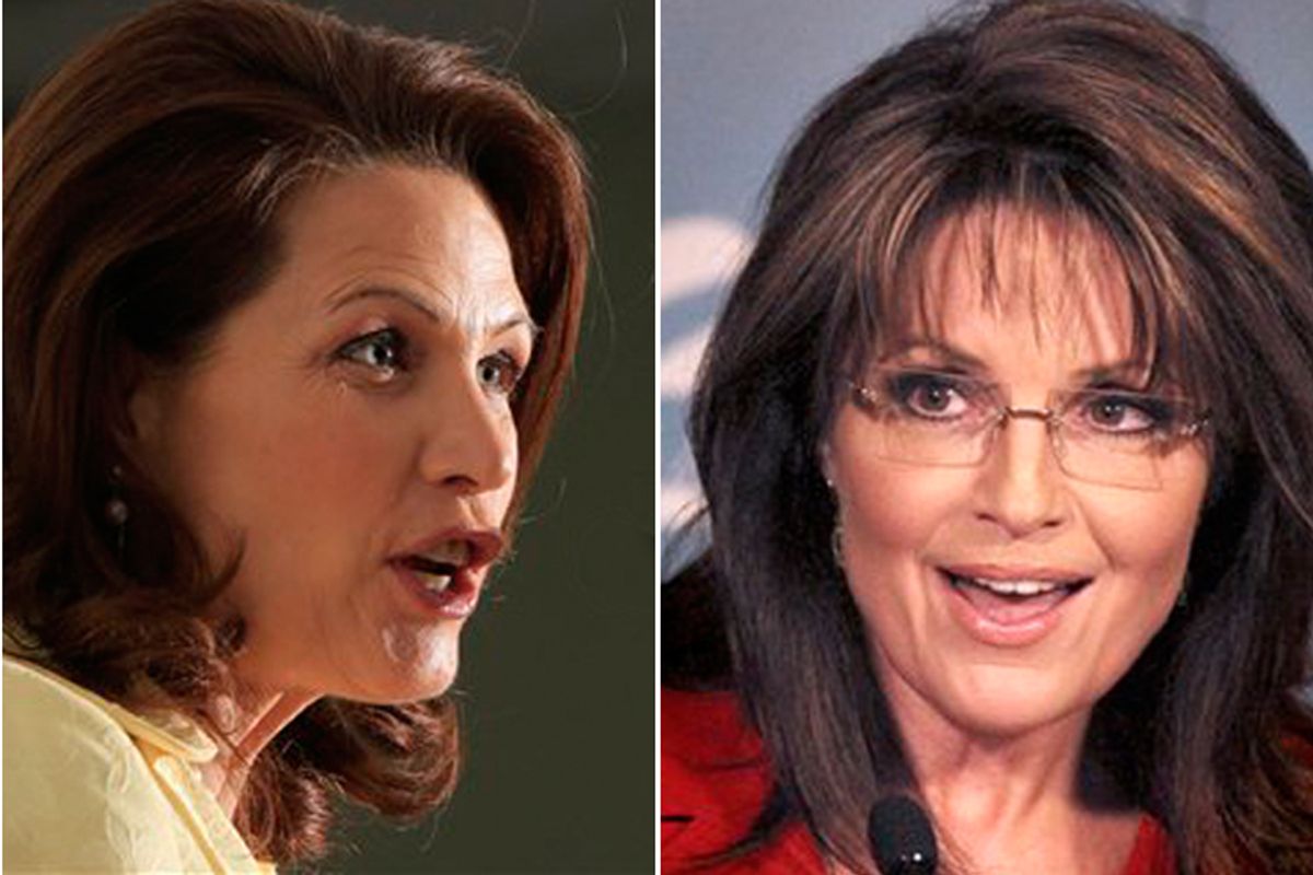 Michele Bachmann and Sarah Palin