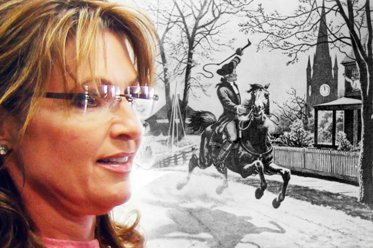 Sarah Palin and Paul Revere