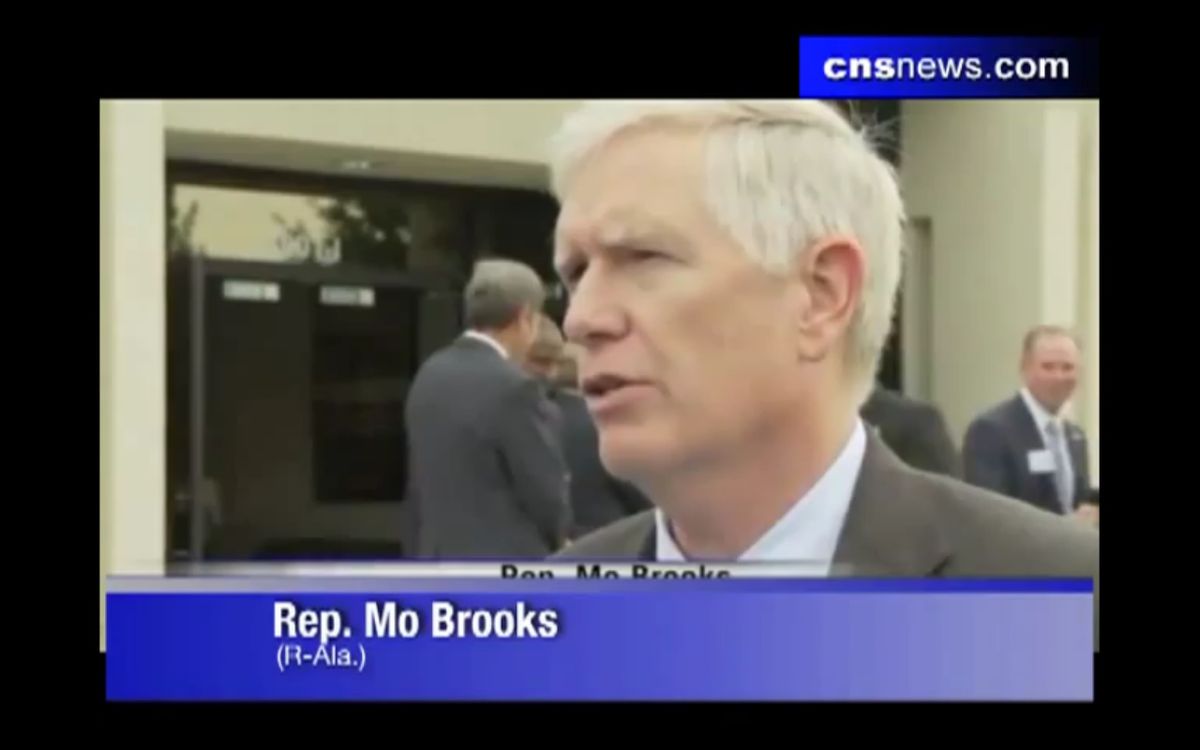 Alabama Republican Rep. Mo Brooks tells a local news station that he would do "anything short of shooting" undocumented immmigrants 