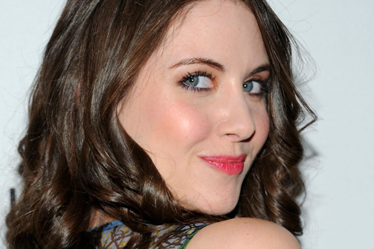Actress Alison Brie attends a special screening of "The Decision", a short film promoting the John Frieda Precision Foam Colour hair product at LAVO on Tuesday, March 22, 2011 in New York. (AP Photo/Evan Agostini) (Evan Agostini)