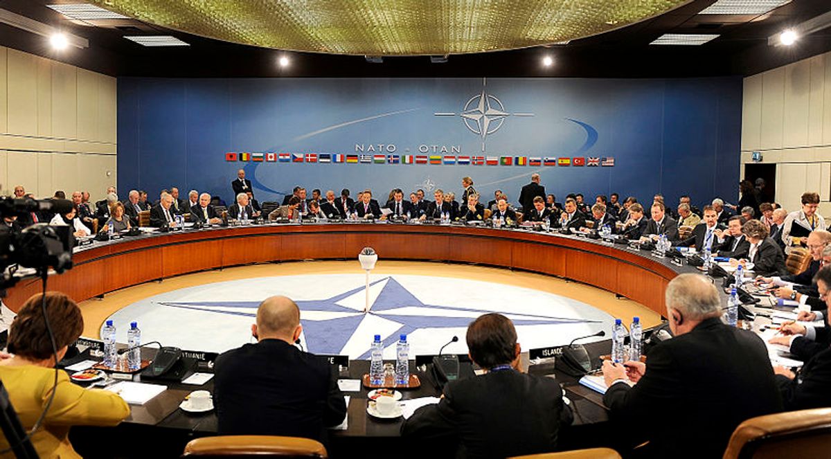 NATO headquarters in Brussels, Belgium.    