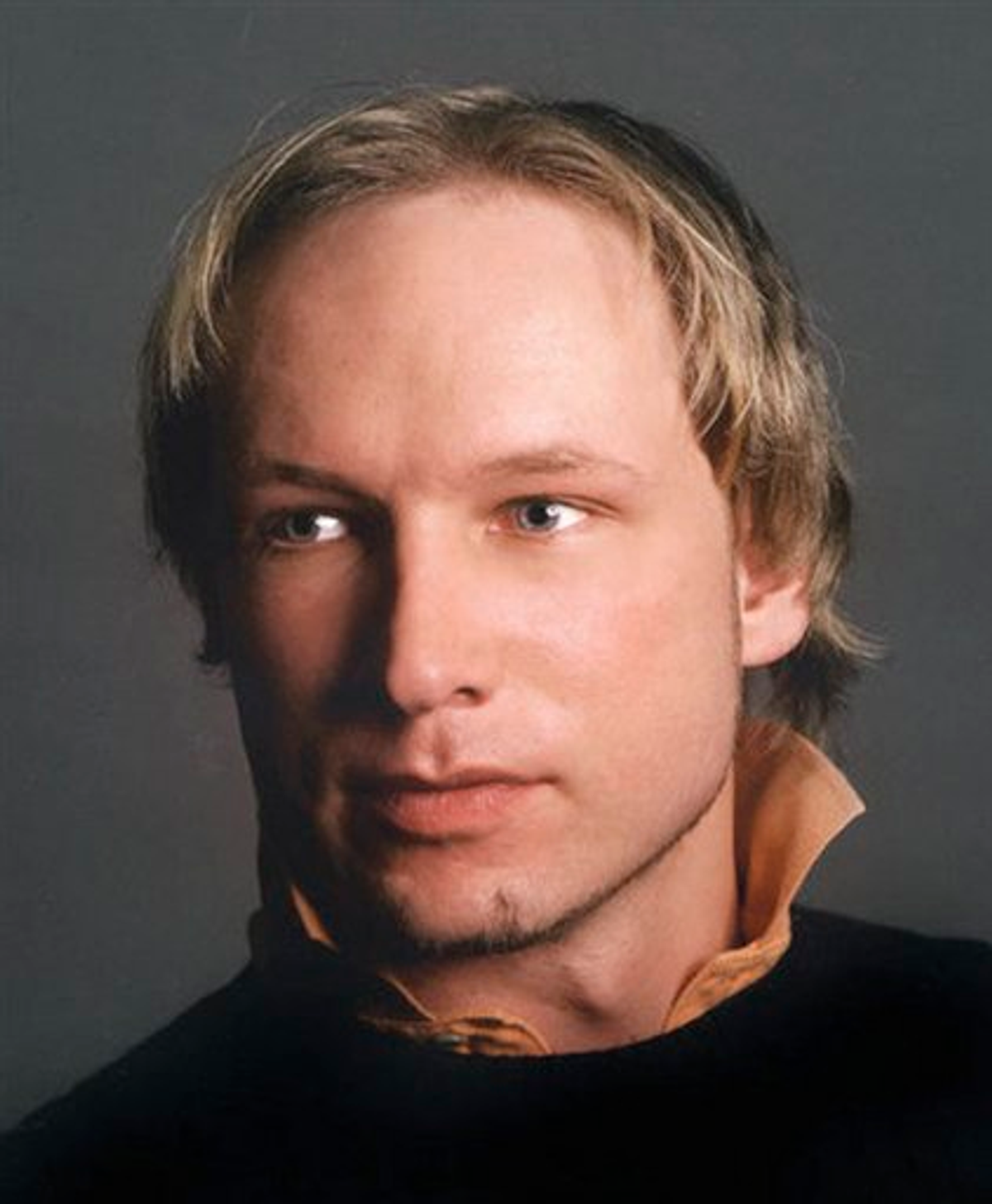 This is an undated image obtained from the Twitter page of Anders Behring Breivik