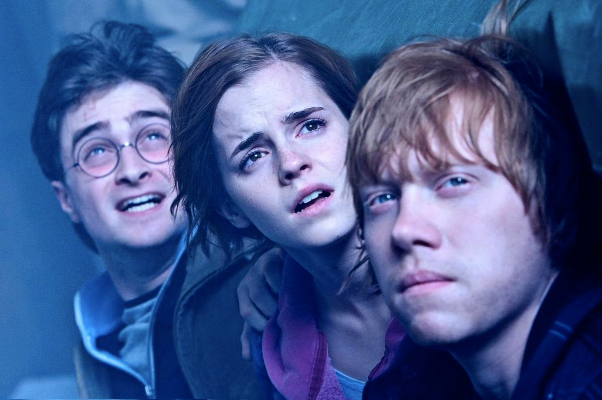 Daniel Radcliffe, Emma Watson, and Rupert Grint 