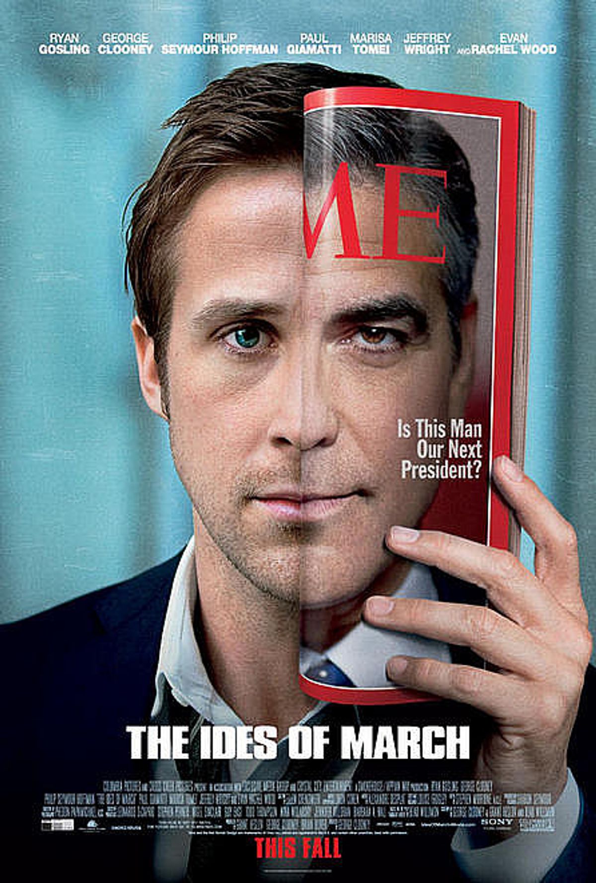 Ryan Gosling and George Clooney on the poster for "The Ides of March."