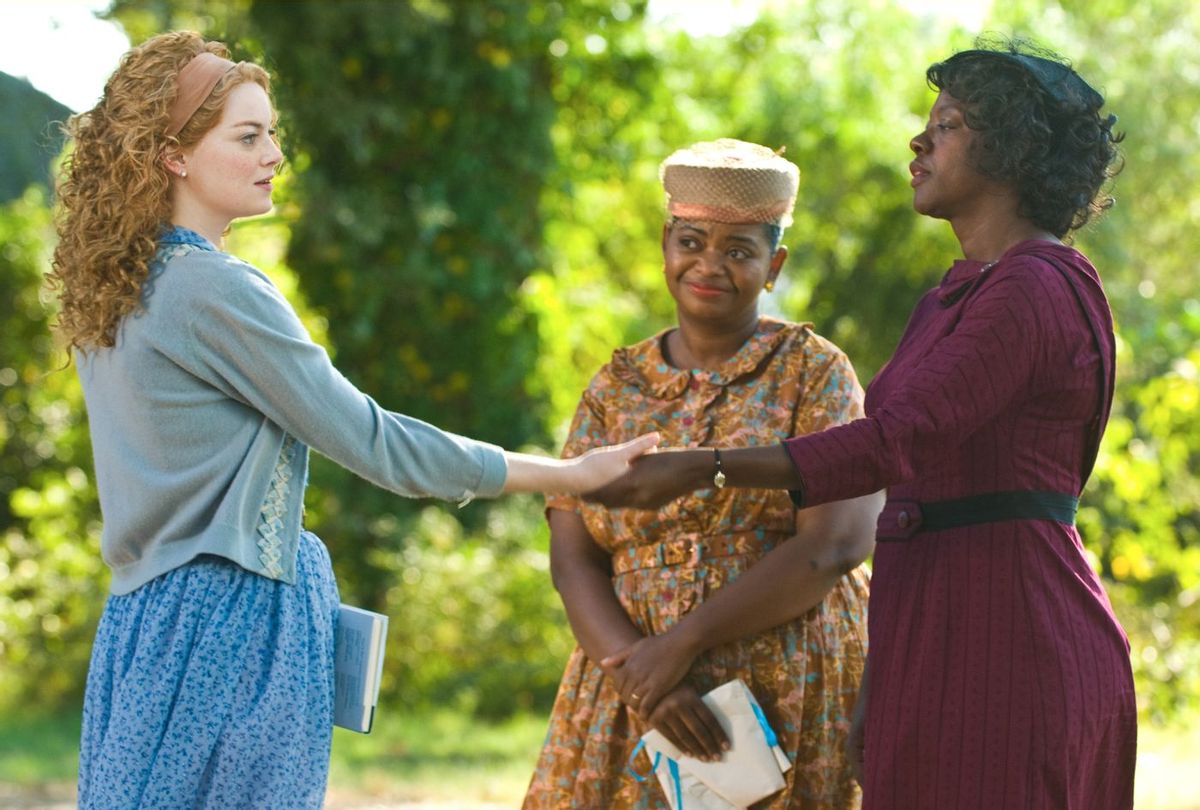 Emma Stone, Octavia Spencer and Viola Davis in "The Help"