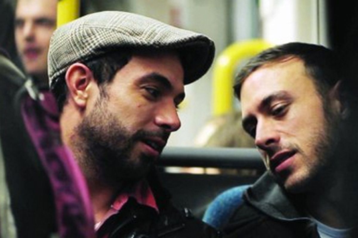 Tom Cullen and Chris New in "Weekend"