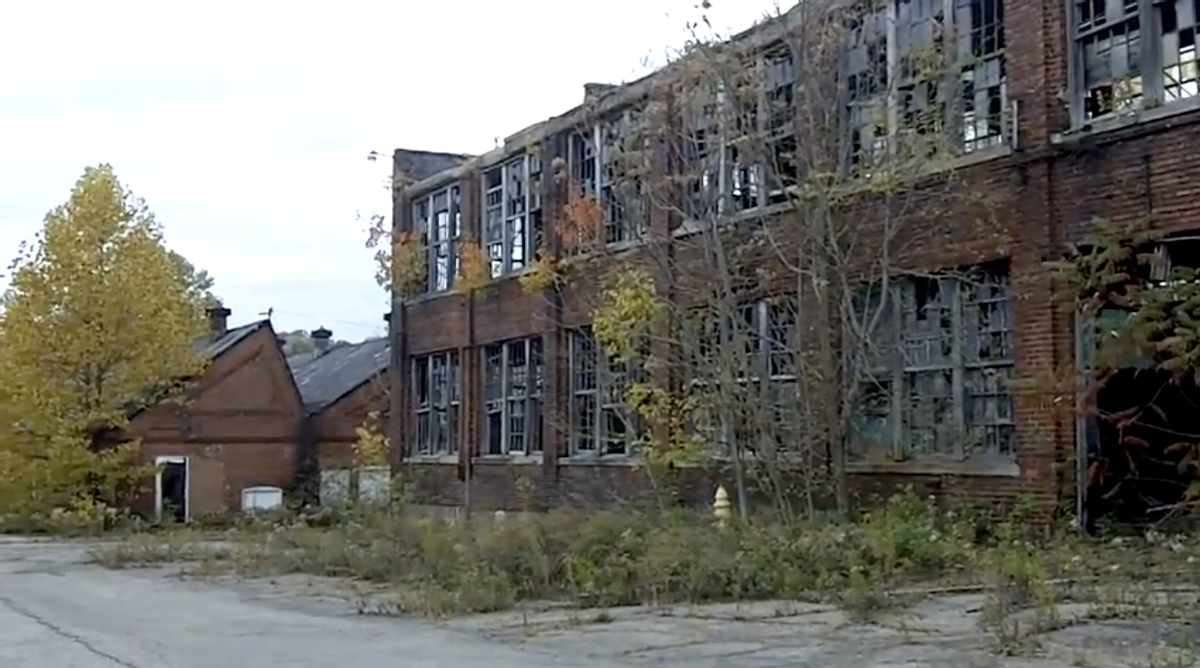 An abandoned building in Youngstown, Ohio