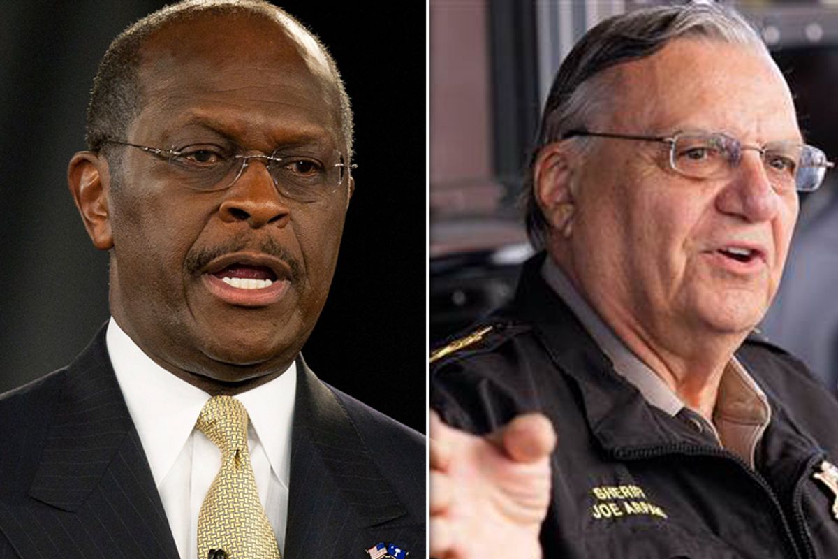  Herman Cain and Joe Arpaio      (Reuters/AP)