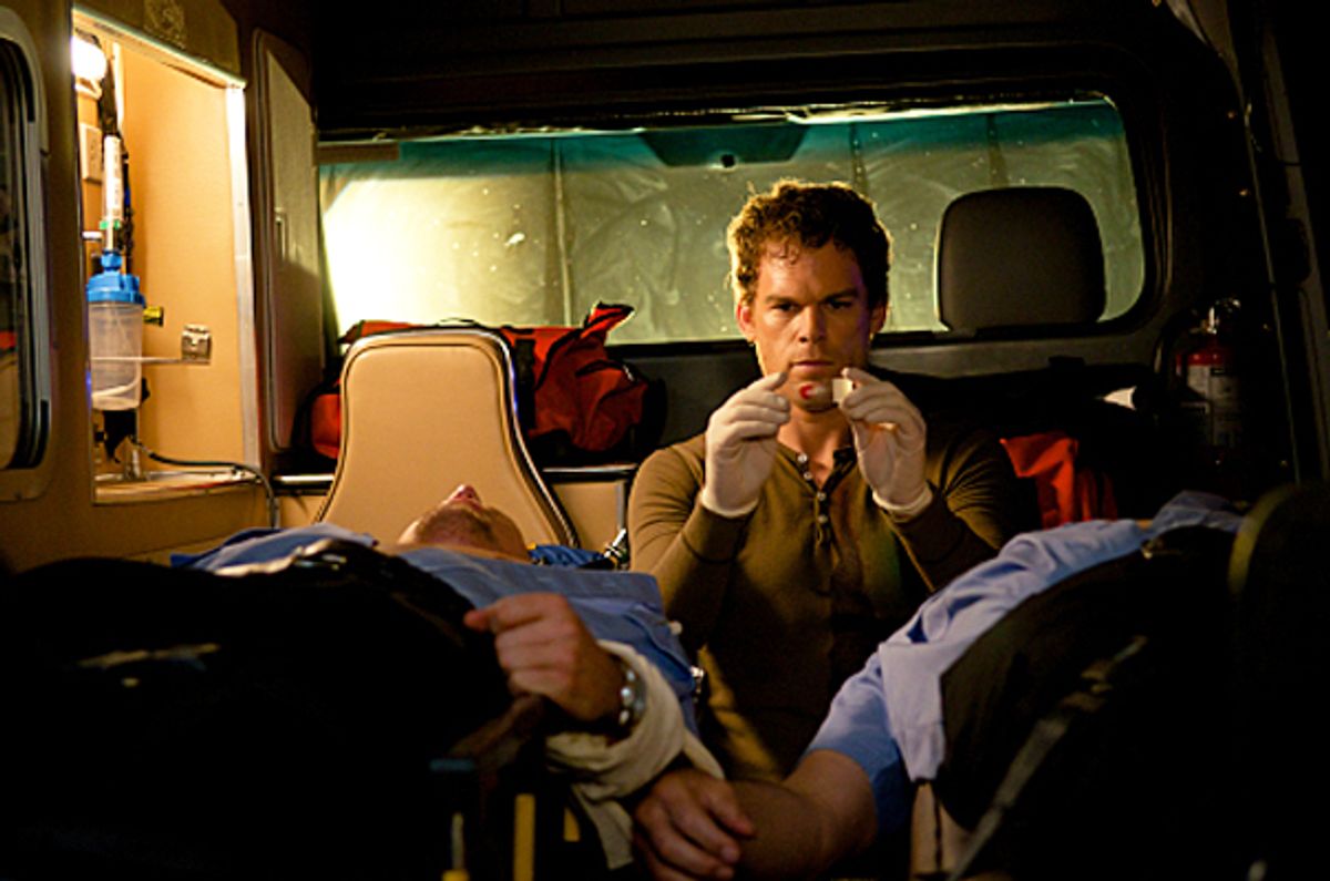 Michael C. Hall as Dexter (Season 6, episode 1) - Photo: Randy Tepper/Showtime - Photo ID: dexter_601_1435         (Showtime)