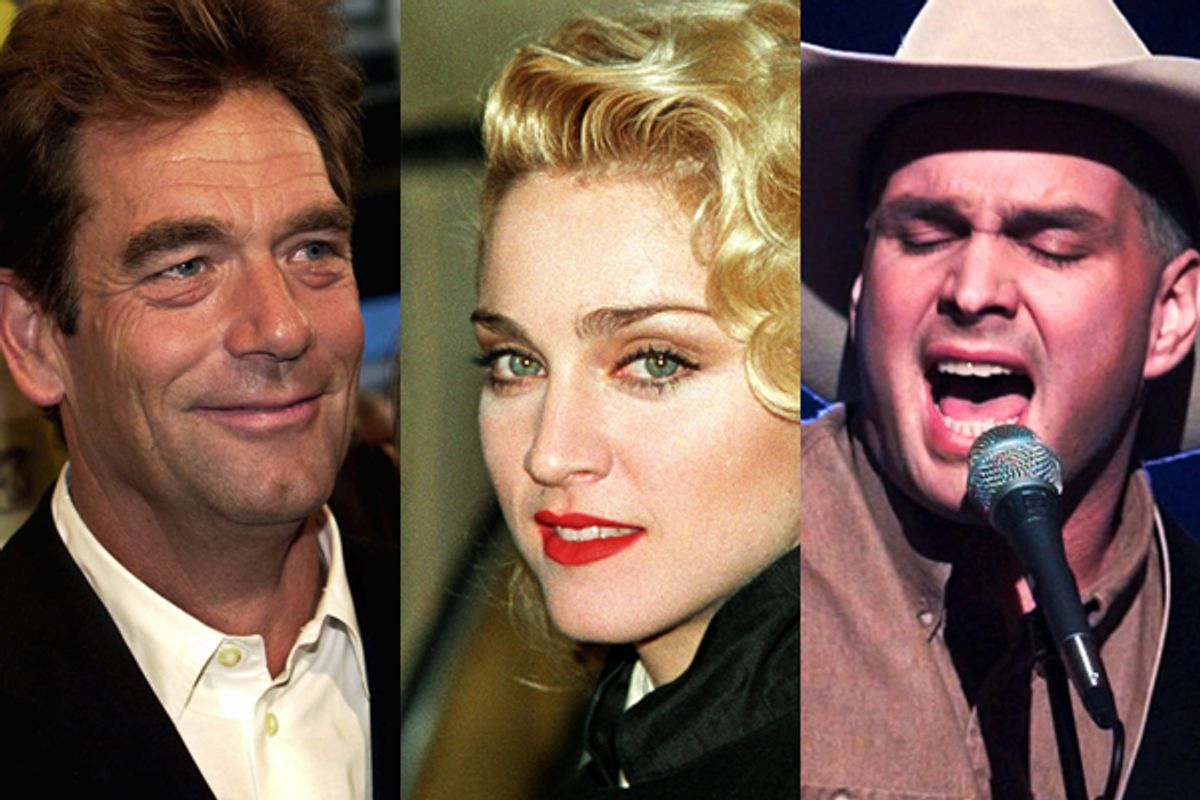  Huey Lewis (2001), Madonna (1986), Garth Brooks (1996)     (AP/Reuters)