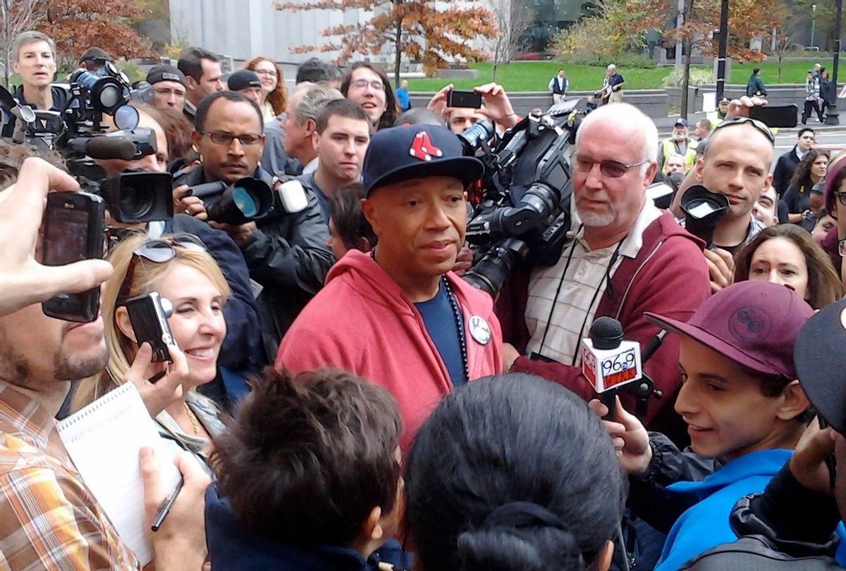 Russell Simmons at Occupy Boston  