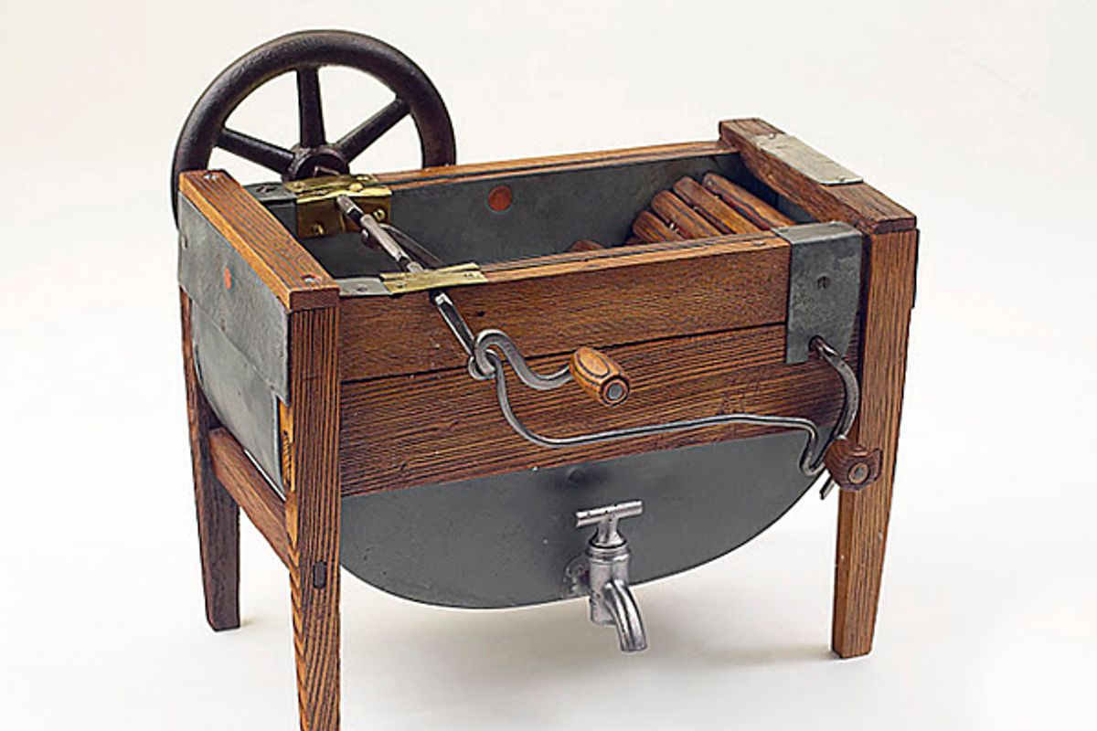 Washing Machine model, 1871. Inventor: Alfred T. Sullivan.   (Rothschild Patent Model Collection/Scherzi Photography)