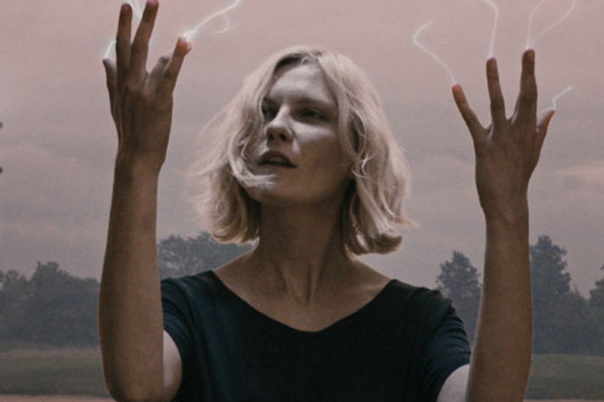 Kirsten Dunst in "Melancholia"     