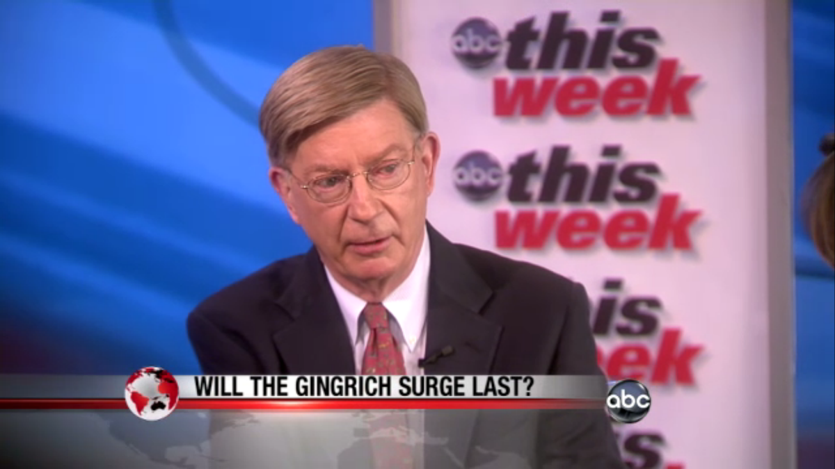  George Will on ABC's "This Week"   (HuffingtonPost)