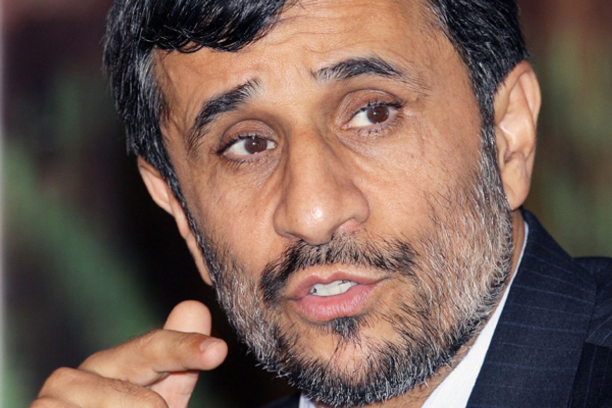  Iranian president Mahmoud Ahmadinejad   (AP/Burhan Ozbilici)