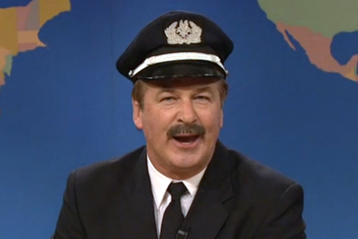 Alec Baldwin on "Saturday Night Live"      (NBC screen shot)