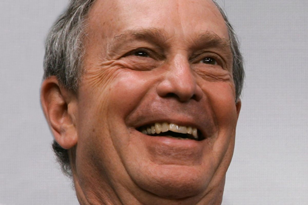 New York City Mayor Michael Bloomberg  (Reuters/Mike Segar)