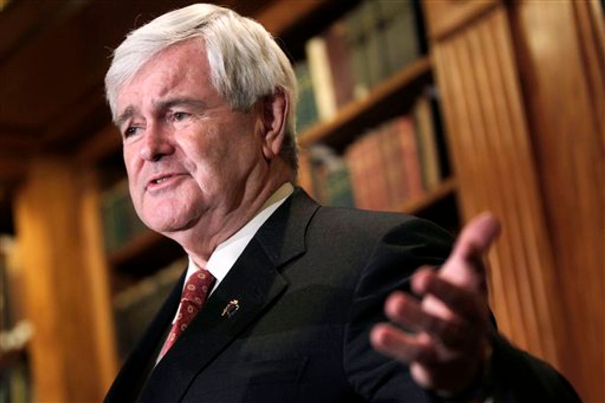 Newt Gingrich   (AP/Seth Wenig)