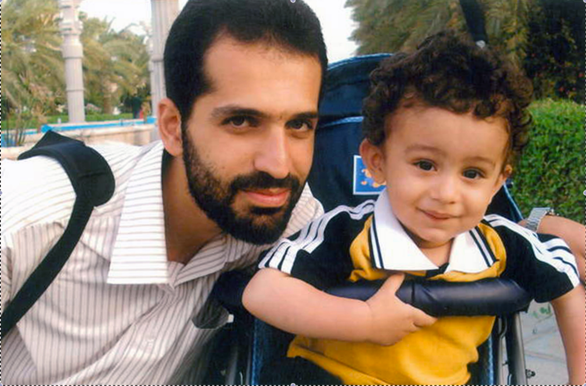  This undated photo released by Iranian Fars News Agency, claims to show Mostafa Ahmadi Roshan, who they say was killed in a bomb blast in Tehran, Iran, on Wednesday, Jan. 11, 2012, next to his son.    (AP)