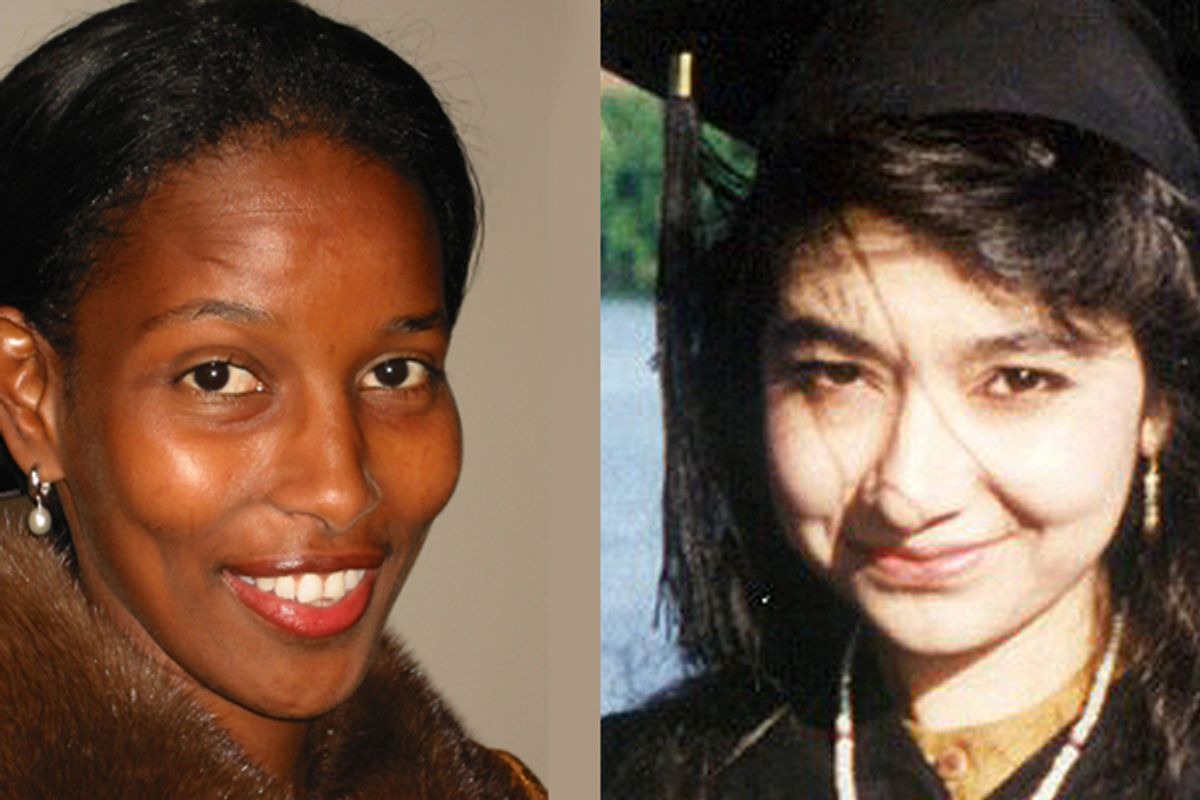 Ayaan Hirsi Ali and Aafia Siddiqui       (Wikipedia)