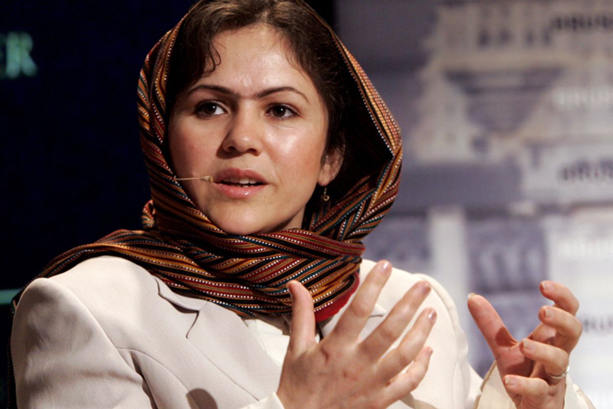 Afghan Parliament Member Fawzia Koofi      (AP)