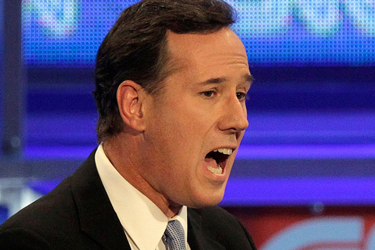Republican presidential candidate Rick Santorum      (AP Jae C. Hong)