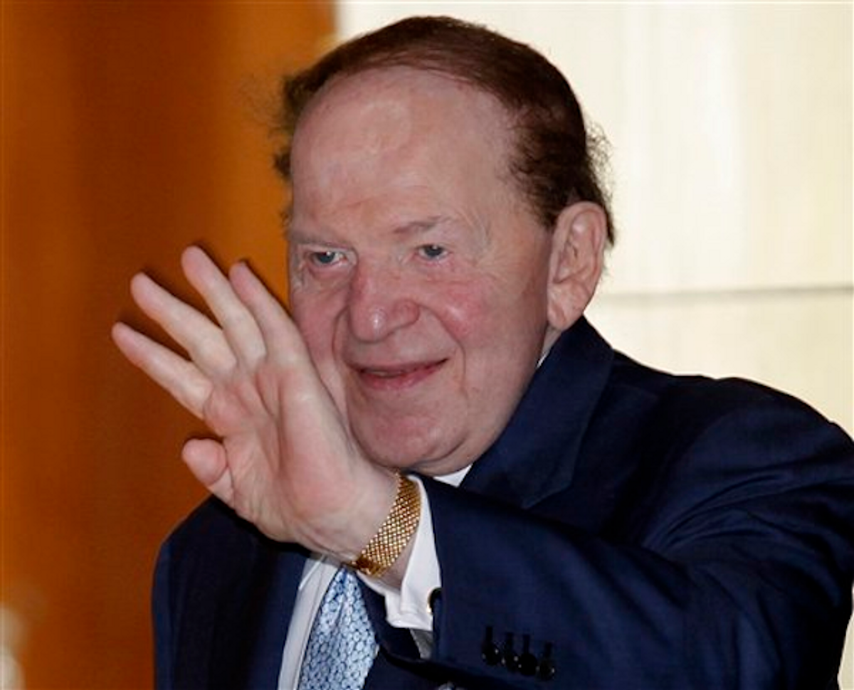 Sheldon Adelson    (AP Photo/Vincent Yu)