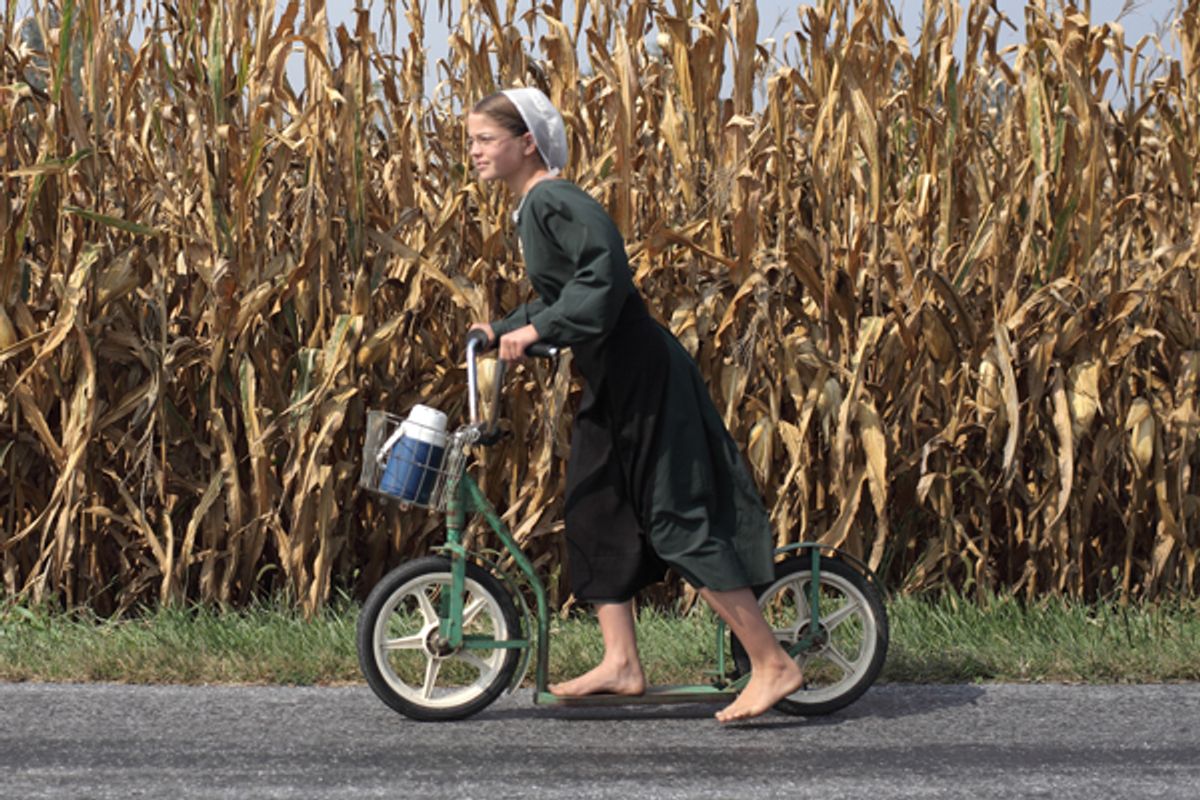 A still from "The Amish: American Experience."      (PBS)