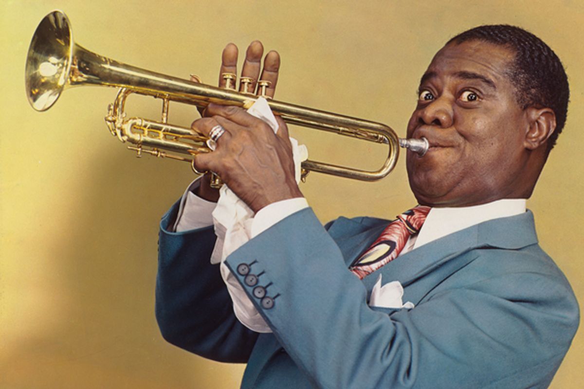 Harry Warnecke and Gus Schoenbaechler, "Louis Armstrong," 1947.    (National Portrait Gallery, Smithsonian Institution; gift of Elsie M. Warnecke © 2012 Daily News, LP (New York Daily News))