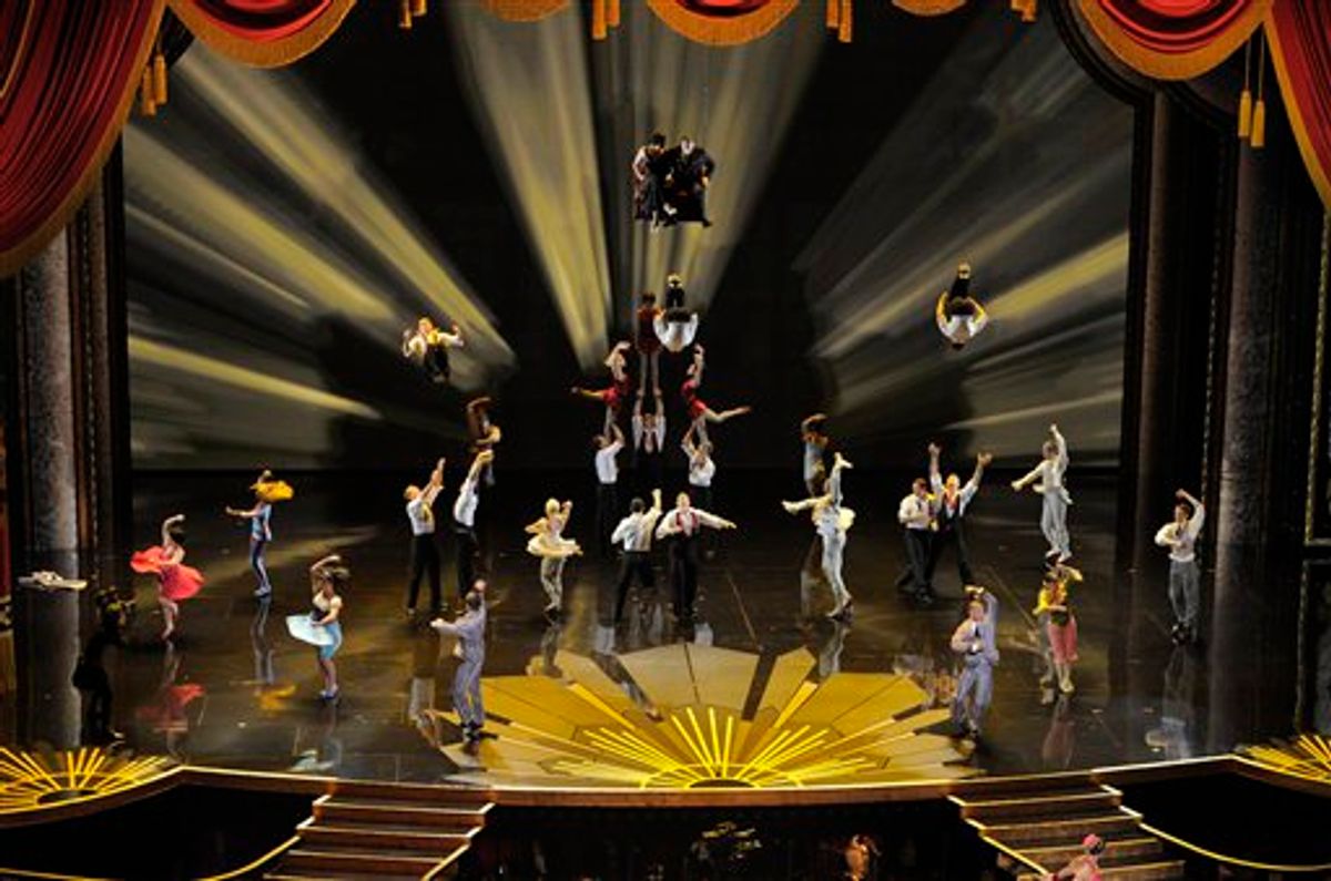 Members of Cirque du Soleils "Iris" perform onstage during the 84th Academy Awards. (AP Photo/Mark J. Terrill)  (AP)