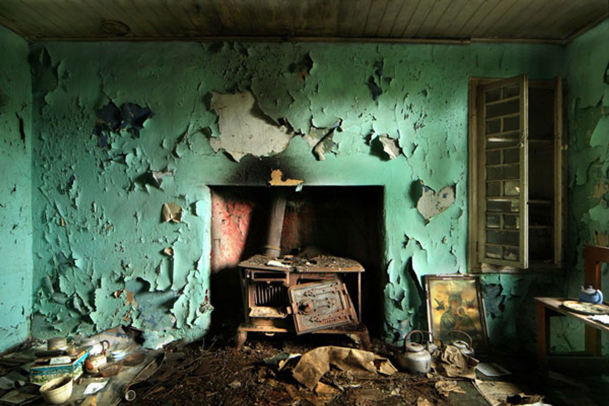 The kitchen of an abandoned house in west Cork, from David Creedon's "Ghosts of the Faithful Departed." (David Creedon)