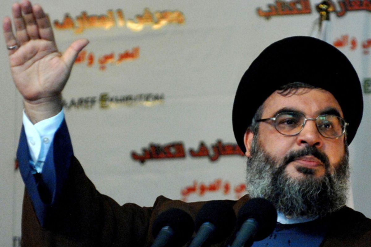 Hassan Nasrallah  (AP/Mahmoud Tawil)