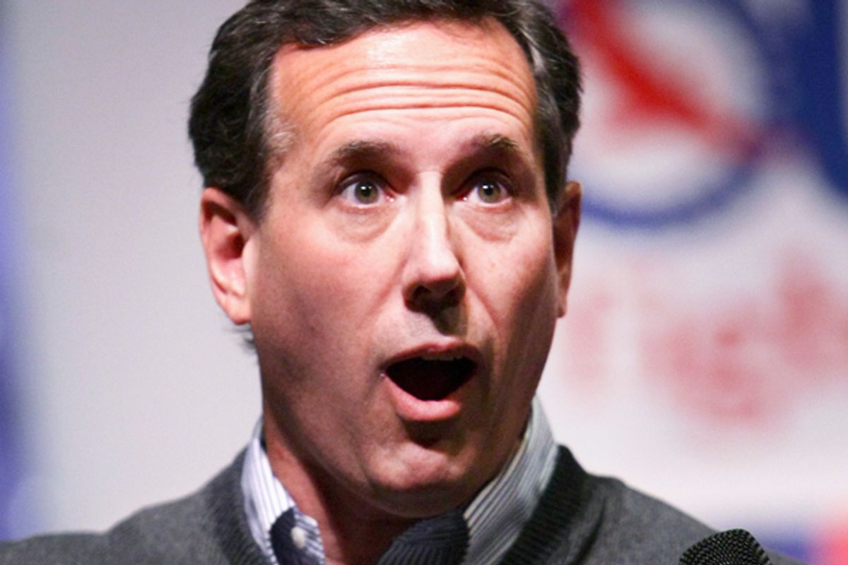 Rick Santorum        (Reuters/Brian Losness)