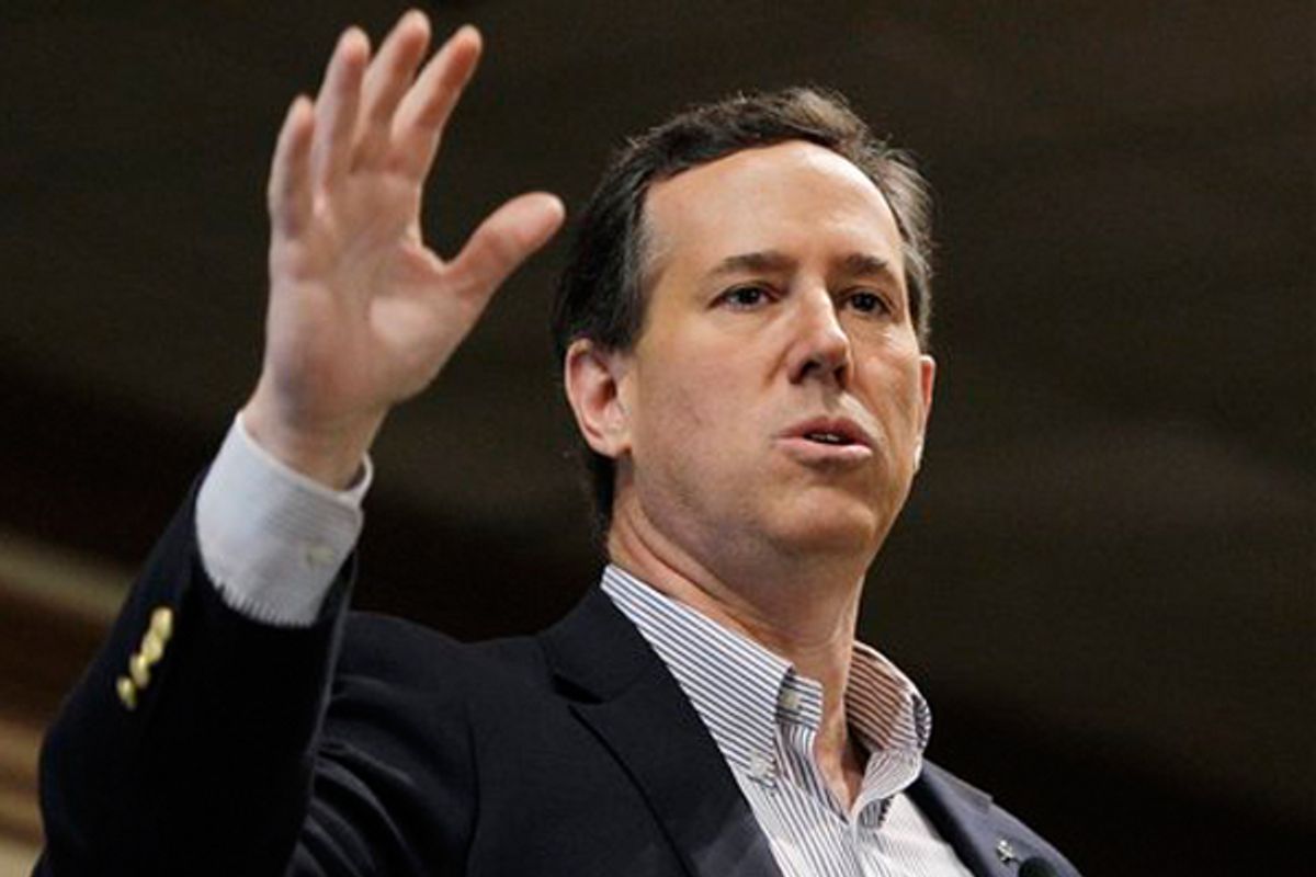 Rick Santorum  (AP/Eric Gay)