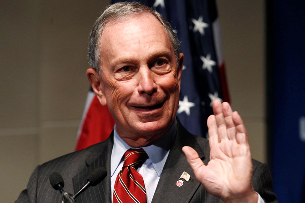 New York City Mayor Michael Bloomberg      (Kevin Lamarque / Reuters)