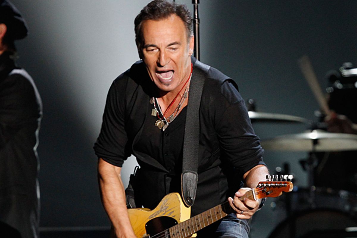 Bruce Springsteen performs at the 54th annual Grammy Awards in Los Angeles, California        (Reuters)