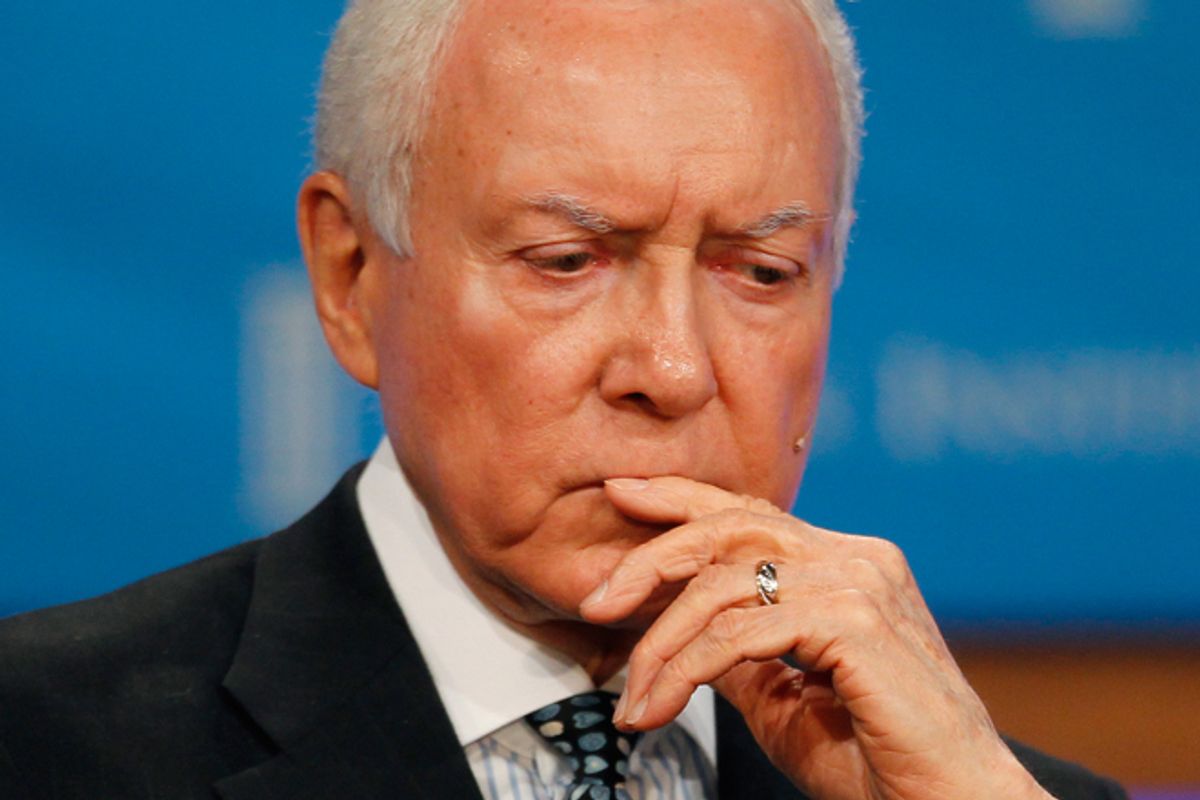 Orrin Hatch      (Reuters/Fred Prouser)