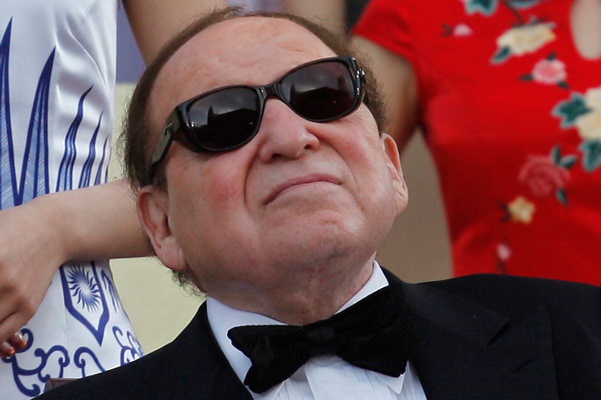 Sheldon Adelson      (Reuters/Siu Chiu)