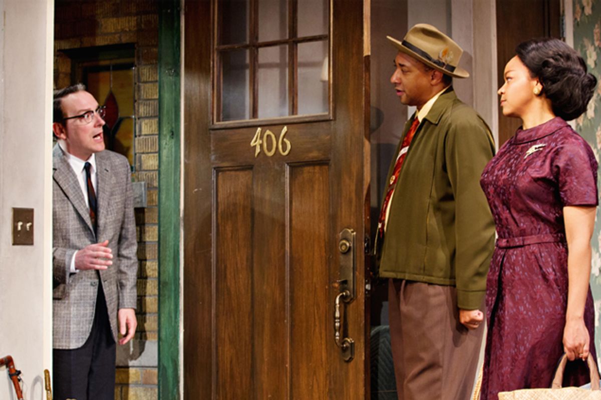 Jeremy Shamos, Damon Gupton and Crystal A. Dickinson in "Clybourne Park"       (AP/The O+M Co., Nathan Johnson Photography)