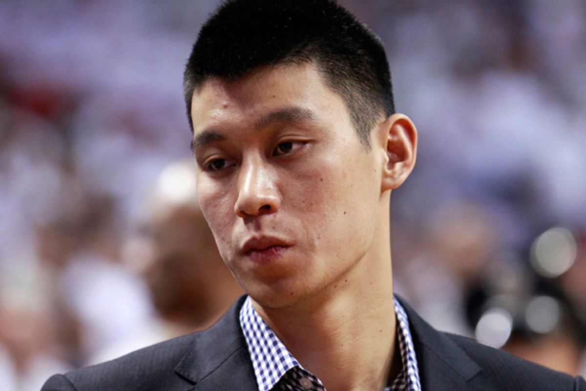 Jeremy Lin   (Reuters/Andrew Innerarity)