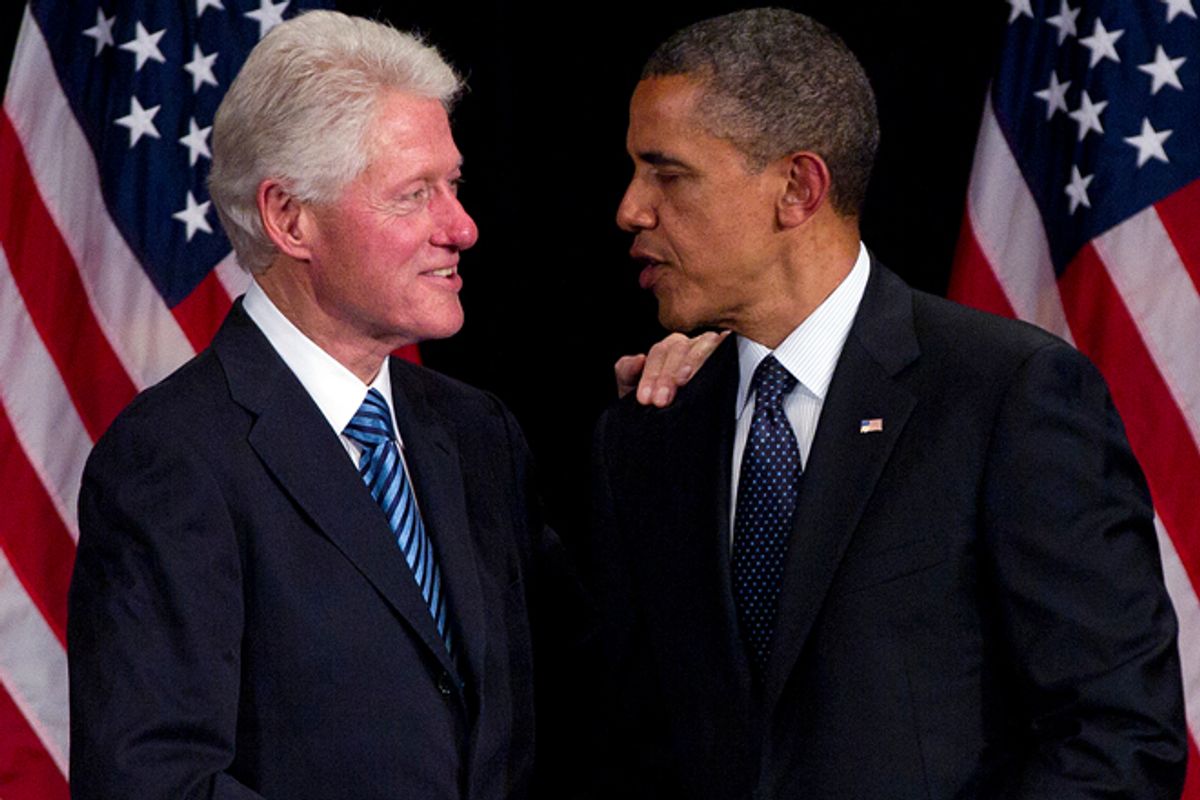 Bill Clinton and Barack Obama   (AP/Carolyn Kaster)