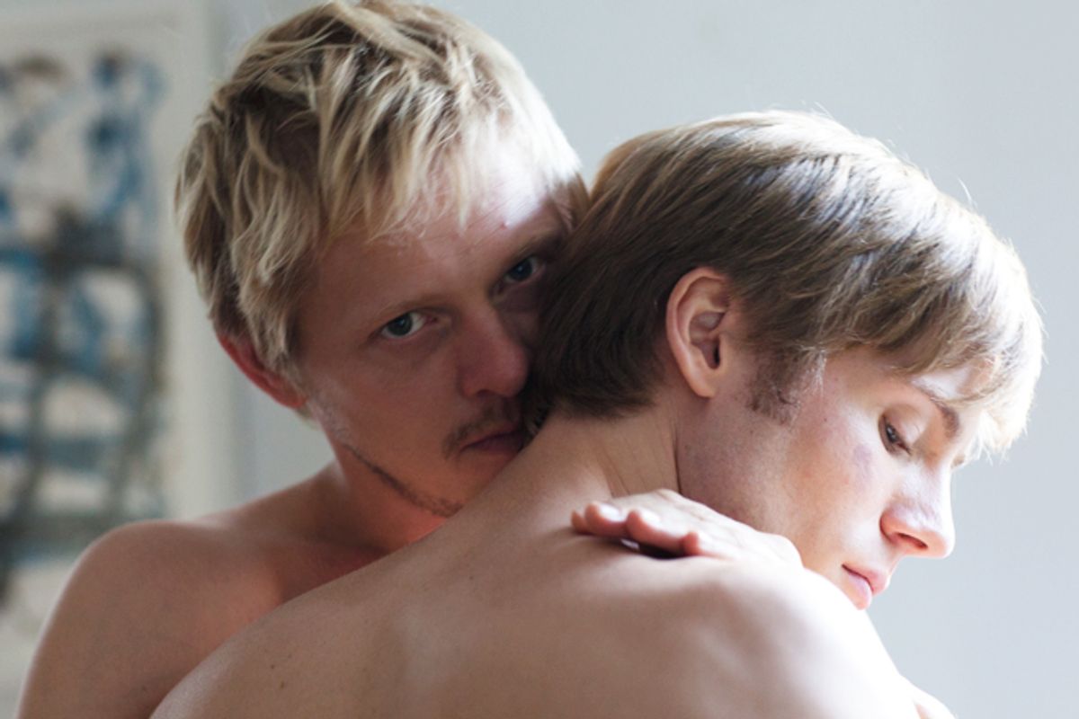 Thure Lindhardt and Zachary Booth in "Keep the Lights On"       