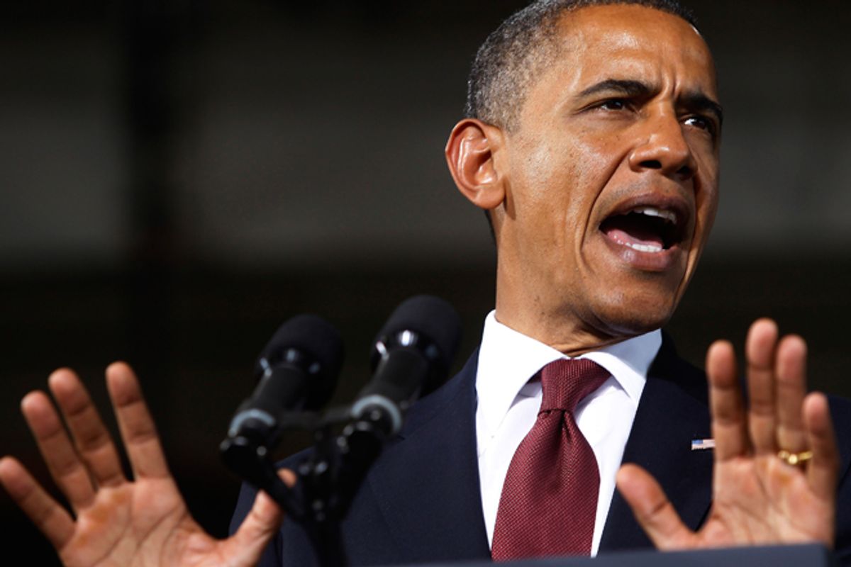 President Obama  (Reuters/Gary Cameron)