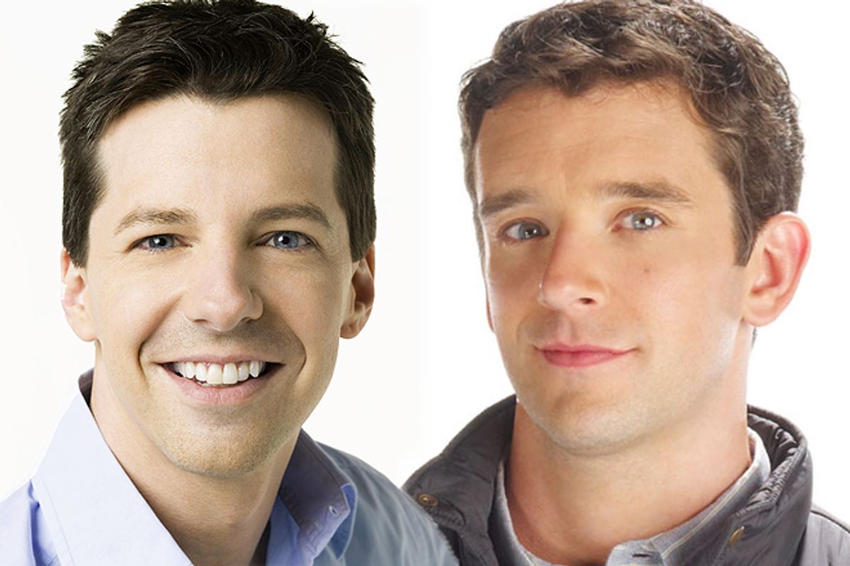 Sean Hayes and Michael Urie    