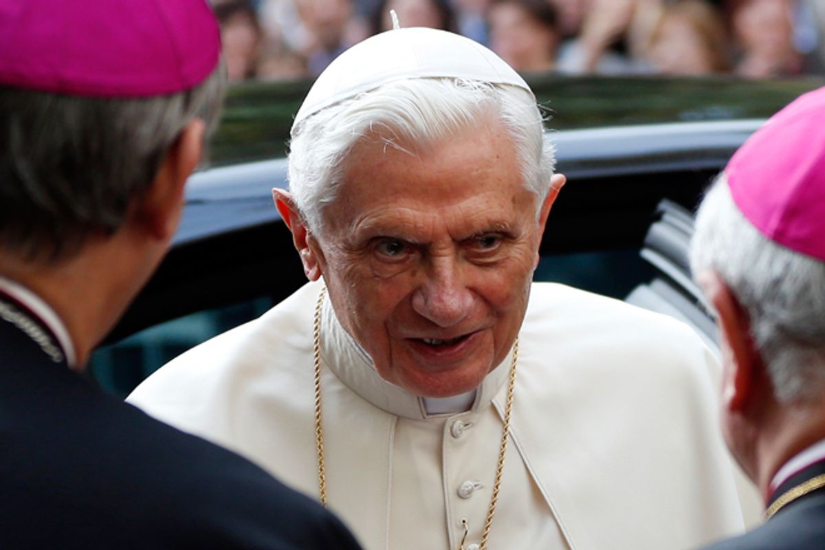 Pope Benedict XVI                 (Reuters/Alessandro Bianchi)