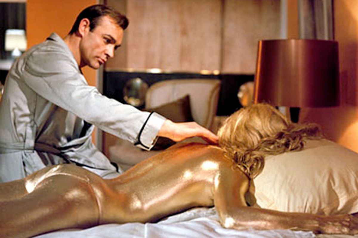 Sean Connery in "Goldfinger"  