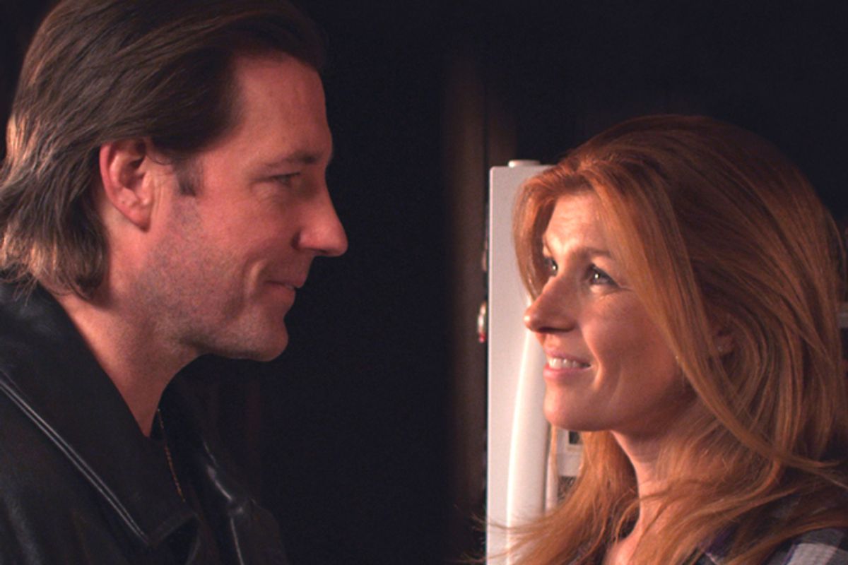 Edward Burns and Connie Britton in "The Fitzgerald Family Christmas"