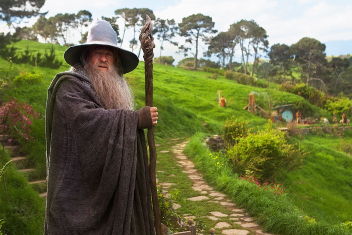 Ian McKellen in "The Hobbit: An Unexpected Journey"