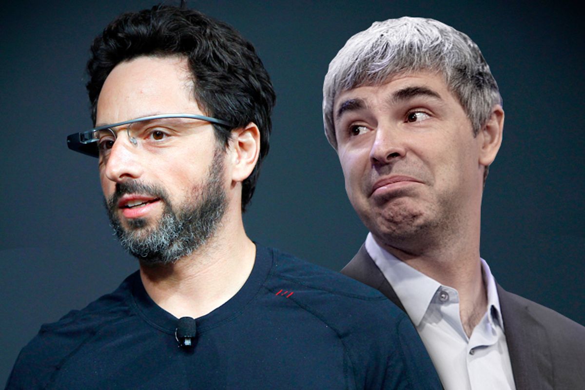 Google co-founders Sergey Brin and Larry Page     (Reuters/Stephen Lam/AP/Seth Wenig)